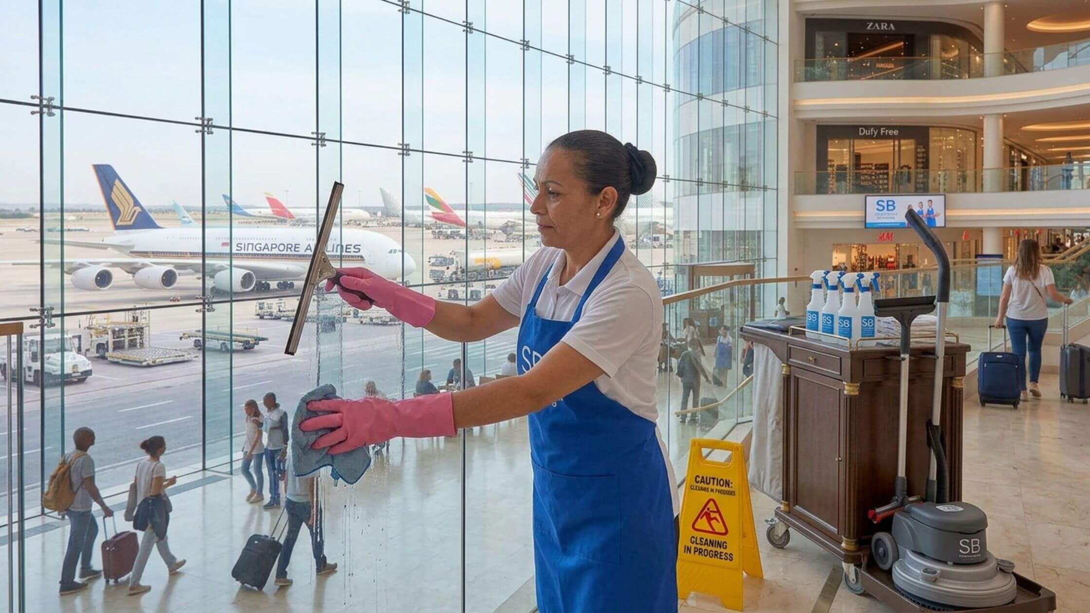 Limpieza de Aeropuertos